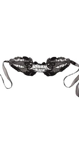 Kiki de Montparnasse Kiki de Montparnasse Lace Veil Blindfold in Black at Nordstrom