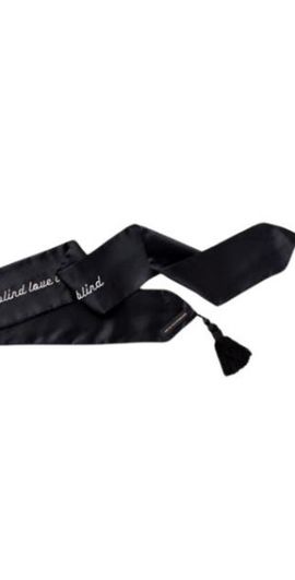 Kiki de Montparnasse Kiki de Montparnasse LOVE IS BLIND BLINDFOLD in Black/white at Nordstrom
