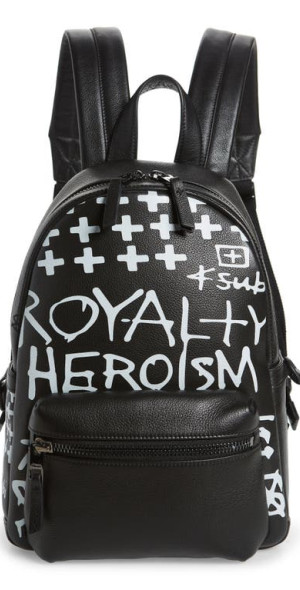 Ksubi - Mini Kruiser Leather Backpack in Black at Nordstrom