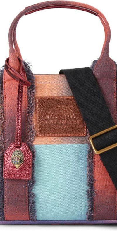 Kurt Geiger London Kurt Geiger London Small Southbank Patchwork Denim Tote in Patch Multi at Nordstrom