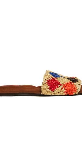 La DoubleJ La DoubleJ Crochet Sandal Solid Grey at Nordstrom, Size 36