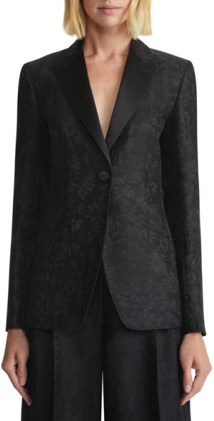 Blazer Lafayette 148 En Laine Noire - Taille 8 (US) - Occasion Très Bon état, Coupe Moderne Avec Une Touche Originale