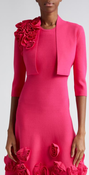 Blazers Nordstrom Lole Leala Jacket Lela Rose Floral Ruffle Bolero