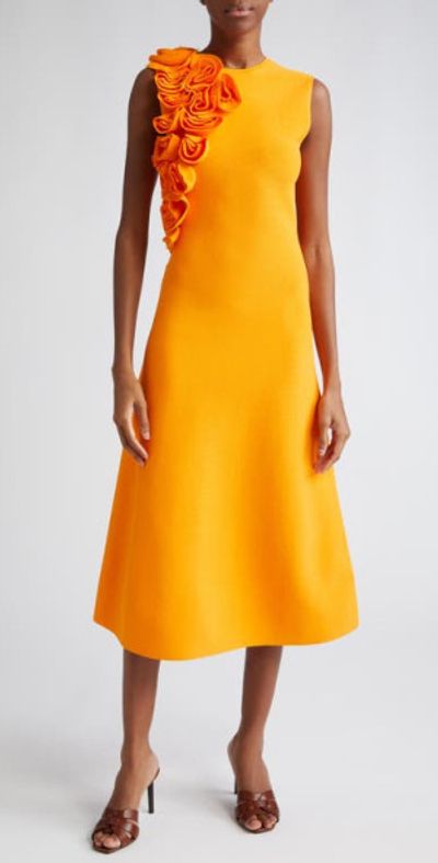 merino wool blend knit dress Pure Merino Boat Neck Knit Dress (Mink) main image 0