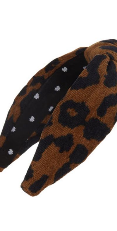 Lele Sadoughi Leopard Corduroy Holly Print Headband lelemultiknotheadband1.png?v=  main image 4