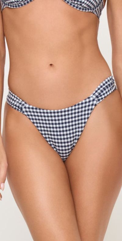LSPACE LSPACE Dolce Bitsy Bikini Bottoms in Atta Girl Gingham at Nordstrom, Size X-Small