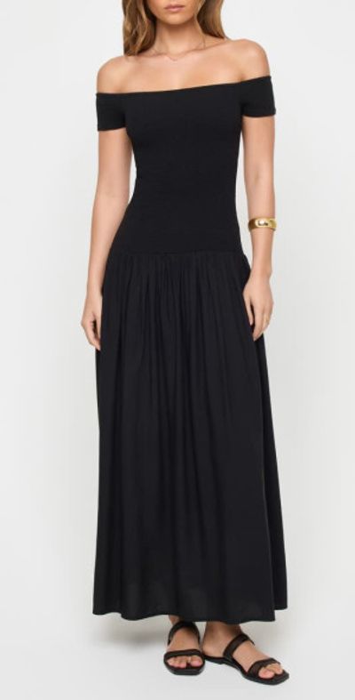 LSPACE - Going Steady Off the Shoulder Cover-Up Dress in Black at  Nordstrom, Size X-Small