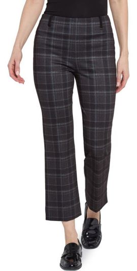 Lysse Lysse Plaid Baby Boot Ankle Pants in Bristol Plaid at Nordstrom, Size X-Small