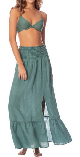 Maaji Maaji Aubrey Eucalyptus Green Cover-Up Skirt at Nordstrom, Size Small