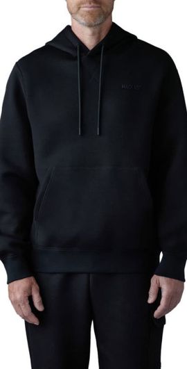 Mackage Mackage Krystian Double Face Jersey Hoodie in Black at Nordstrom, Size Small