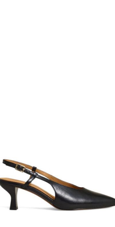 Madewell Madewell The Debbie Slingback Pump in True Black