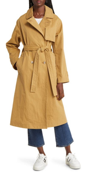 Madewell The Signature Trench Coat in Dark Khaki at Nordstrom