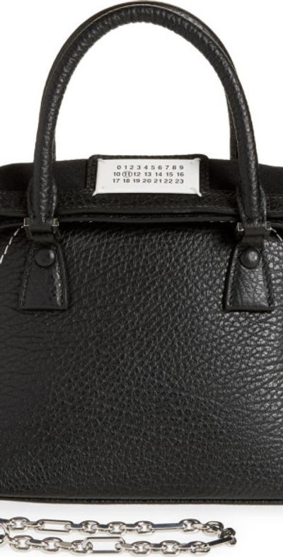Maison Margiela Maison Margiela Micro 5AC Classique Leather Top Handle Bag in Black at Nordstrom