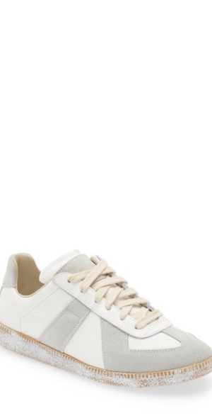Maison Margiela - Replica Dirty Wash Sneaker in Off-White at Nordstrom