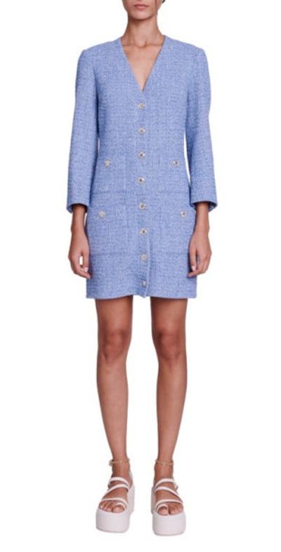 blue maje dress Maje main image 1