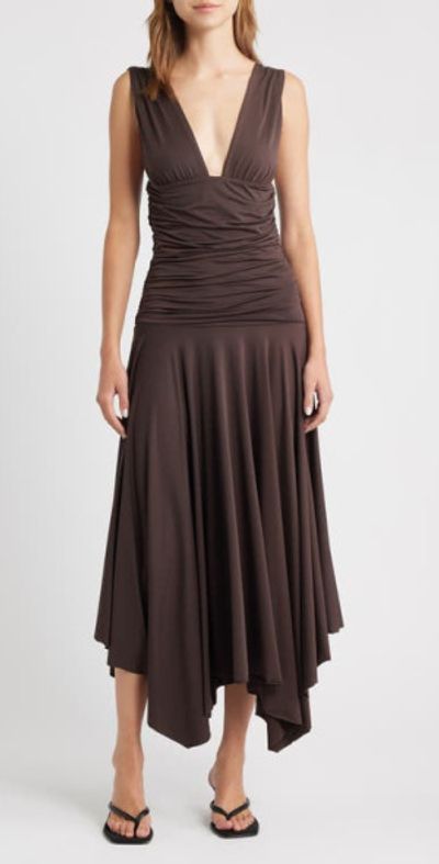 mango brown maxi dress Buy Mango Brown Leopard Print High Neck Sleeveless Satin Maxi Dress from  the Next UK online shop