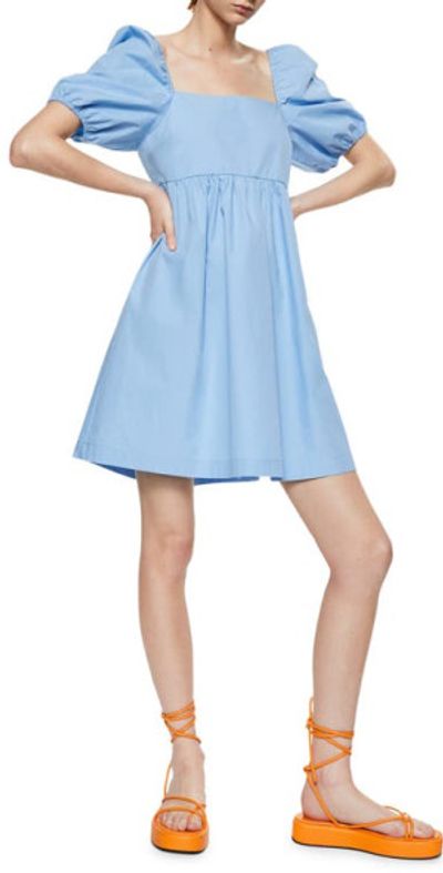 mango puffed sleeve cotton dress New Free People x Daze Dayz Mango Puff Cotton