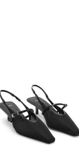 MANGO MANGO Slingback Mule in Black at Nordstrom, Size 6.5Us