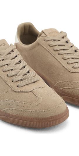 MANGO MANGO Suede Sneaker in Sand at Nordstrom, Size 6Us