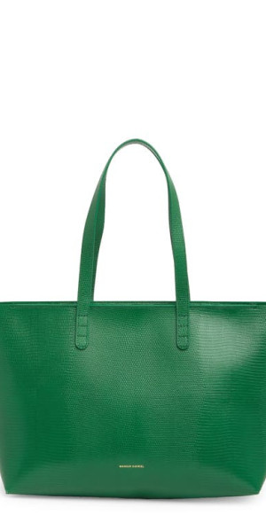 Mansur Gavriel - Small Leather Zip Tote in Leaf at Nordstrom