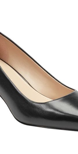 Marc Fisher LTD Marc Fisher LTD Calynna Pointed Toe Kitten Heel Pump in Black Smooth at Nordstrom, Size 5