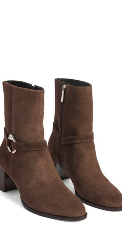 MARION PARKE Morgan Bootie in Chocolate at Nordstrom, Size 6Us