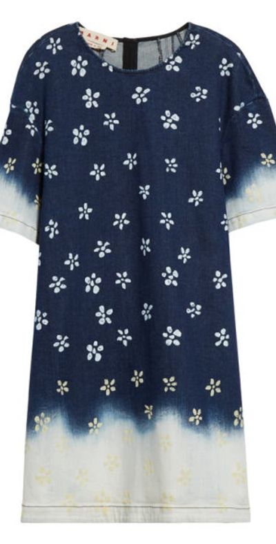 Marni - Cocoon Denim Minidress in Blublack at Nordstrom, Size 4 Us
