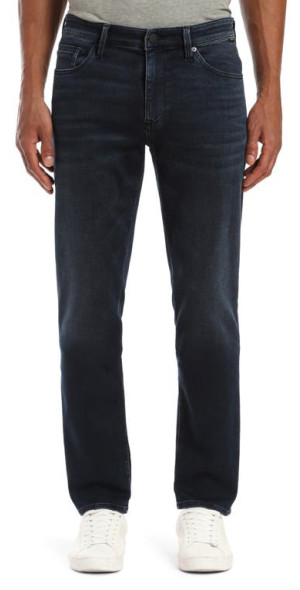Mavi Jeans - Zach Straight Fit Jeans in Blue Black Athletic