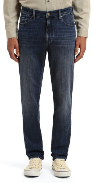 Mavi Jeans - Zach Straight Leg Jeans in Dark Brushed Supermove