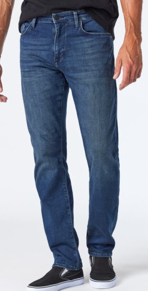 Mavi Jeans - Zach Straight Leg Jeans in Foggy Blue Athletic