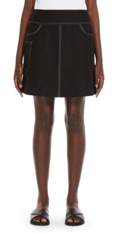 Max Mara Max Mara Nabulus Jersey Skirt in Black at Nordstrom