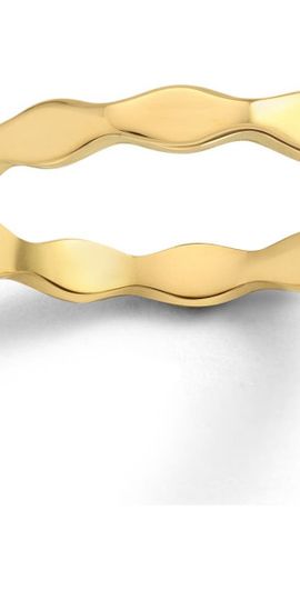 Mazin Jewels Mazin Jewels Scalloped Ring in Gold at Nordstrom, Size 7