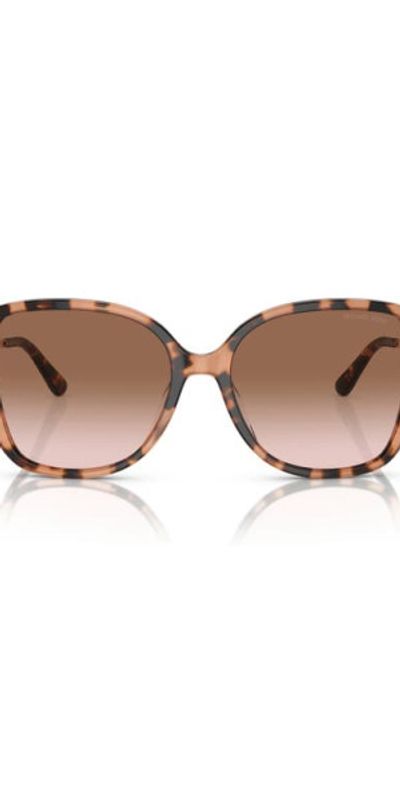 Michael Kors Michael Kors 54mm Gradient Square Sunglasses in Pink Tortoise at Nordstrom