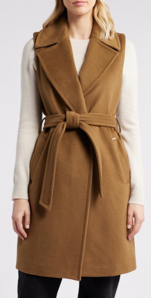 Sleeveless Michael Kors Wool Jacket Michael Kors Sleeveless