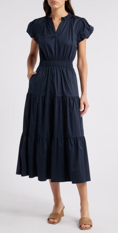 cotton summer midi dress for women Ninet Cotton Midi Dress