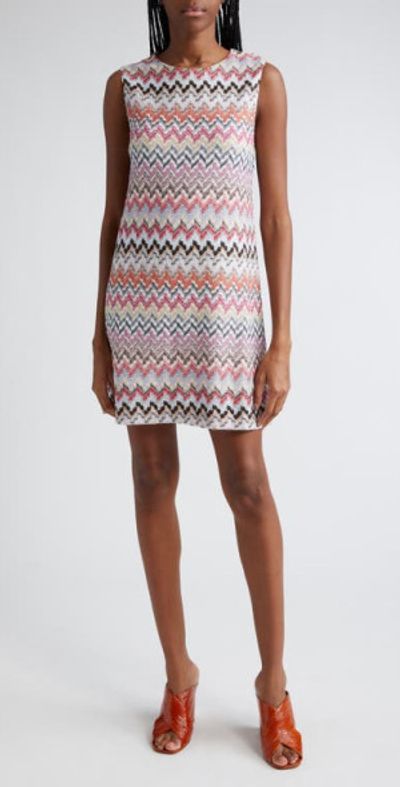 slim fit dress slacks Spectacular Missoni Multi Color Knit Halter Dress with Fringe