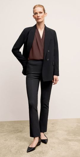 M.M.LaFleur M.M.LaFleur Foster Pant - PowerStretch in Black at Nordstrom, Size 00