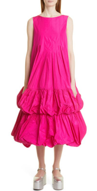 Molly Goddard - Pink Bronson Midi Dress
