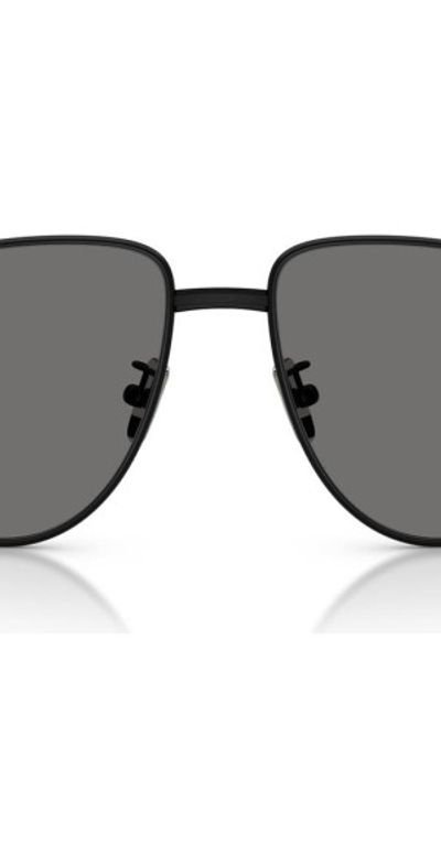 Moncler Moncler 55mm Pilot Sunglasses in Matte Black /Dark Grey at Nordstrom