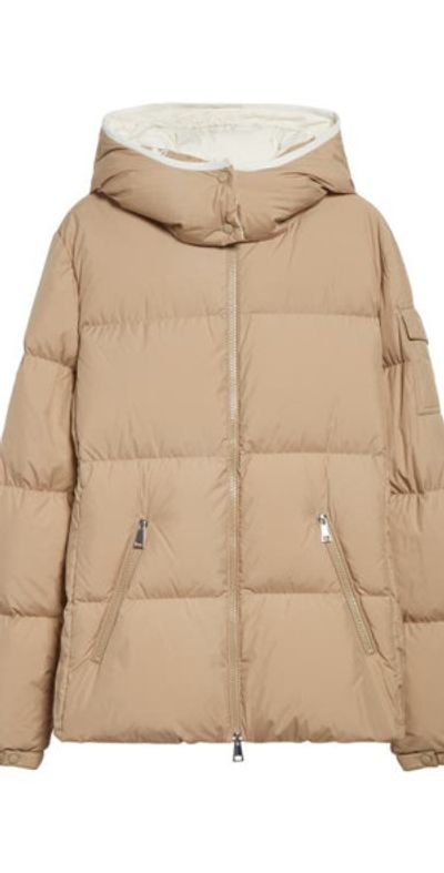 Moncler Moncler Fourmines Water Repellent Down Jacket in Beige Sand at Nordstrom, Size 2