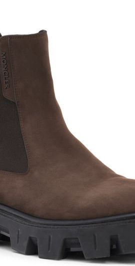Moncler Moncler Peak Chelsea Boot in Dark Brown at Nordstrom, Size 9Us