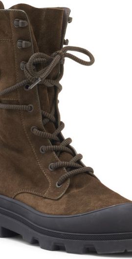 Moncler Moncler Vera Lace-Up Boot in Vintage Olive Green at Nordstrom, Size 9.5Us