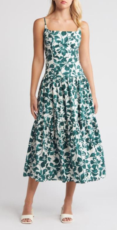 green emerald velvet dress Moon River 24 main image 1