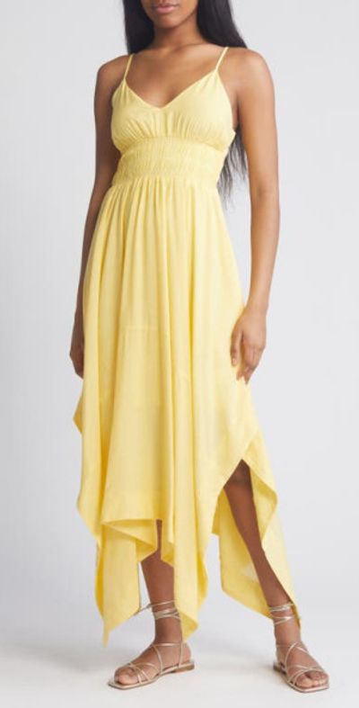 mossman mood swing dress yellow Marla Mini - Lemon by Babyboo Fashion Order your Yellow Back Bowkont Mesh Swing Dress today and become the embodiment of elegance and charm at your next cocktail event MOON RIVER - Shirred Bodice