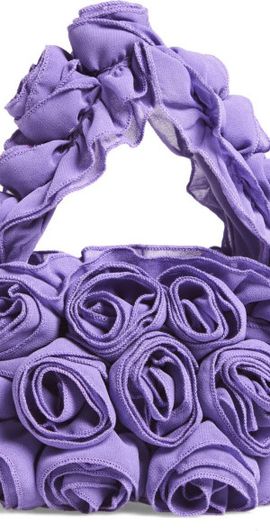Naked Wardrobe Naked Wardrobe Roses Mini Handbag in Violet at Nordstrom