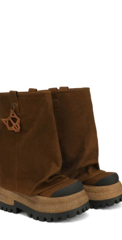 Naked Wolfe Naked Wolfe Disturb Platform Hooded Boot in Toffee-Distress at Nordstrom, Size 6Us