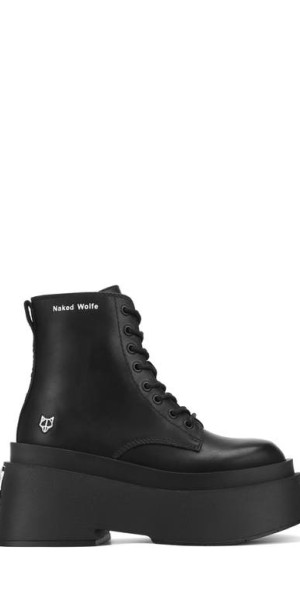 NAKED WOLFE - Saturn Platform Lace-Up Boot in Black at Nordstrom