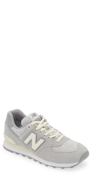☆ユニセックス☆New Balance 574 Concrete with angora New Balance - Gender Inclusive 574 Sneaker in Concrete/Angora