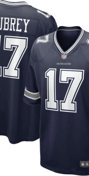 Nike - Men's Brandon Aubrey Navy Dallas Cowboys Team Game Jersey