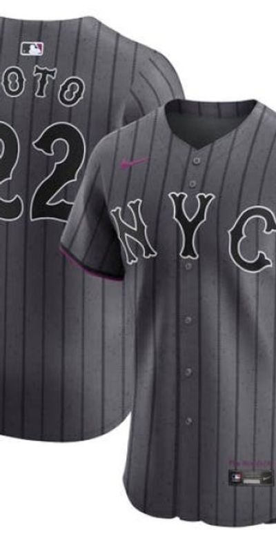 Nike Men's Juan Soto Gray New York Mets City Connect Elite